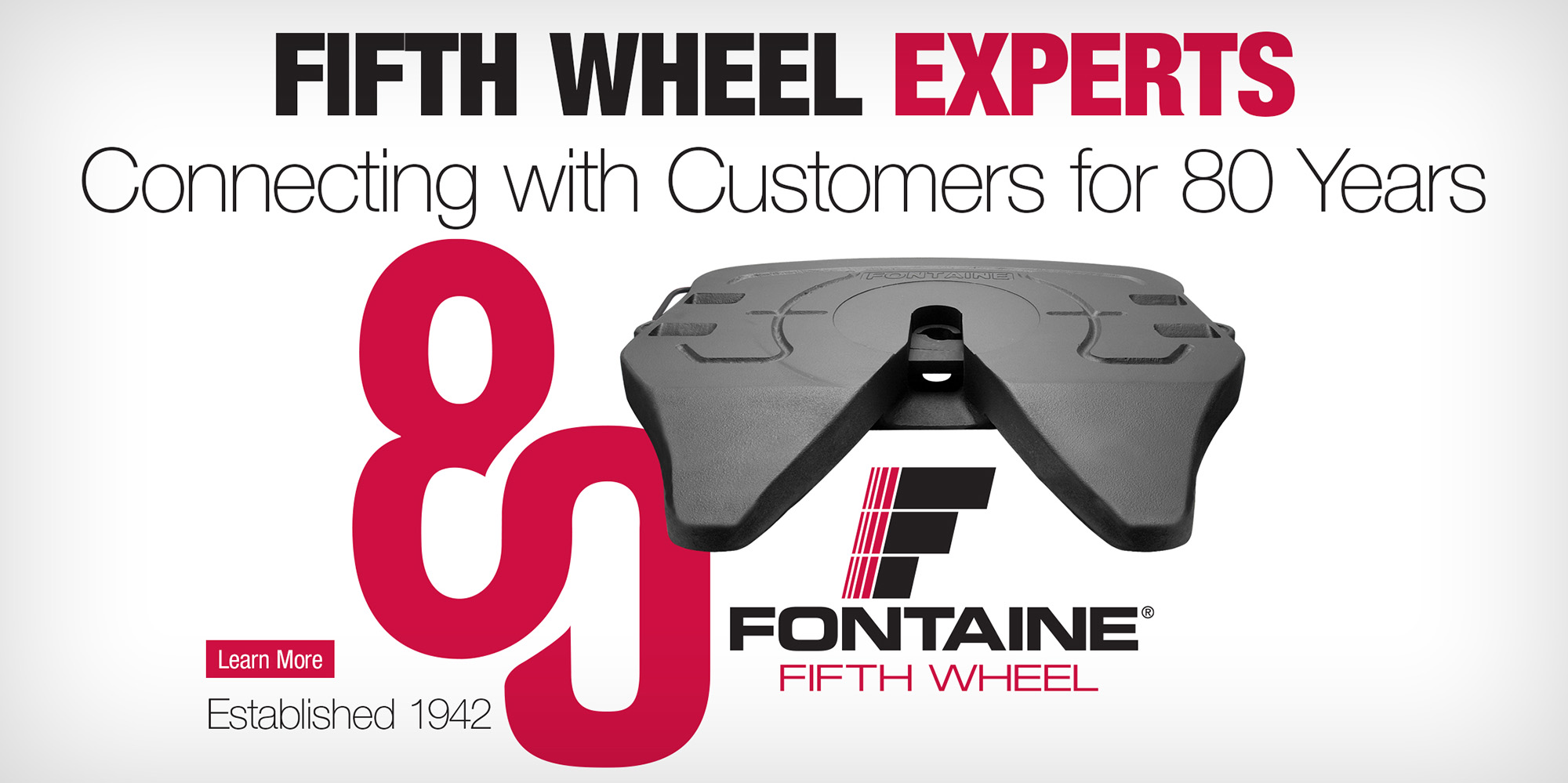 Fontaine Fifth Wheel Heavy Duty and Weight Savings NoSlack Fifth Wheels